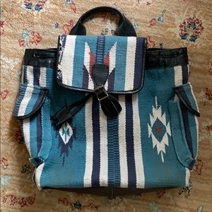 Urban Outfitters Ecote Tapestry Backpack - Blue